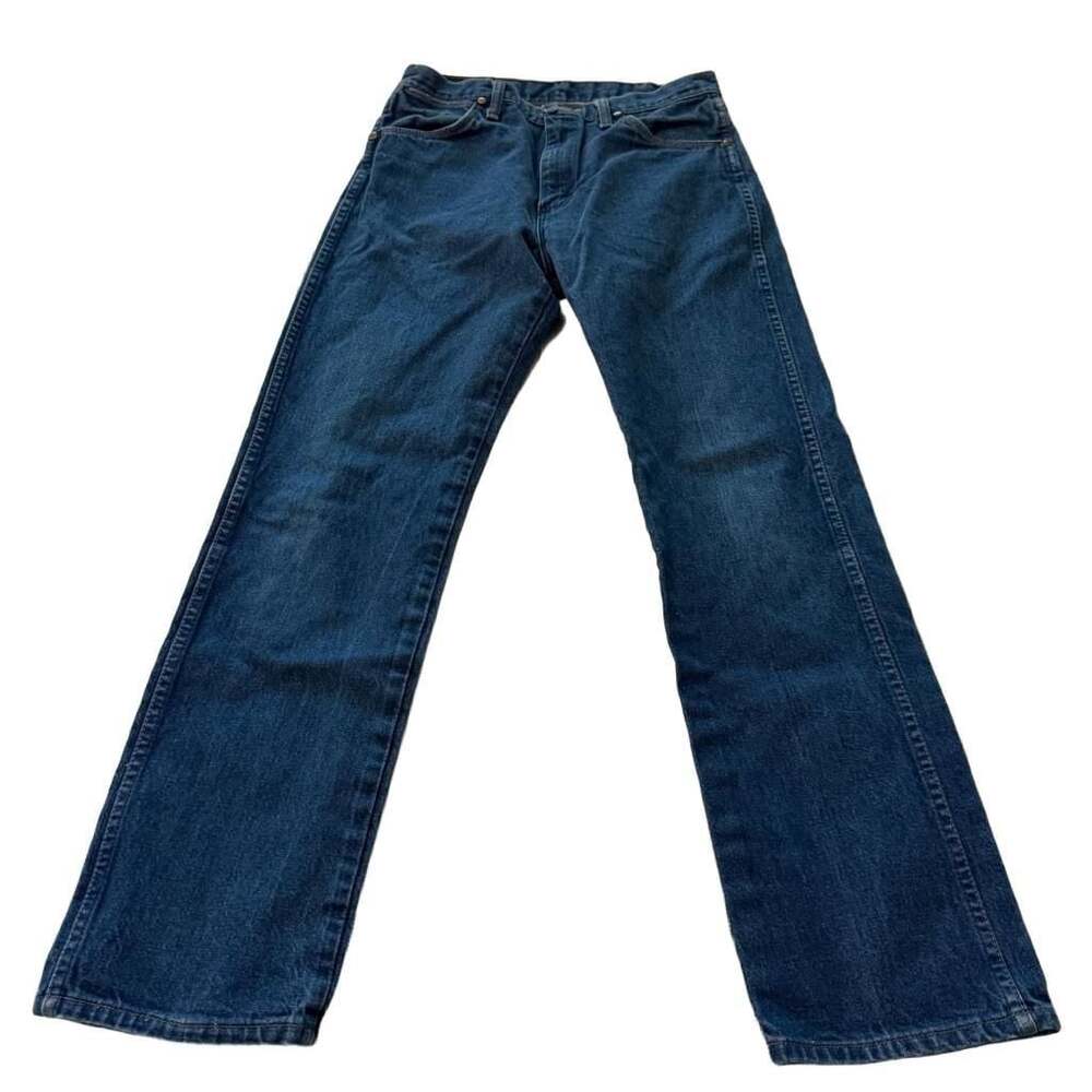 Vintage USA Made Wrangler Blue Denim Jeans Size 33x32